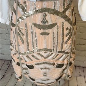 Hale Bob sequin skirt